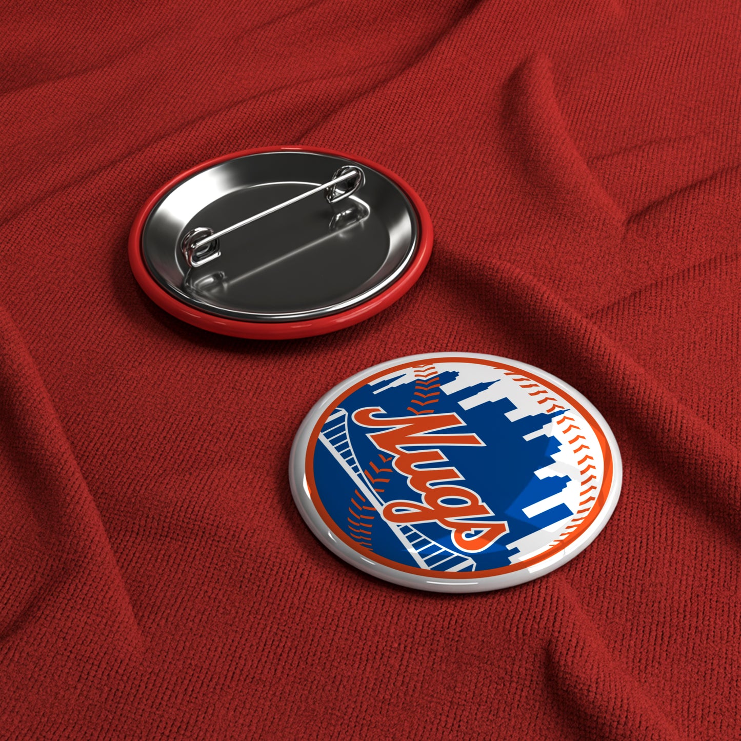 New York Nuggets 5-Pack Pin Buttons – 1.25″ Glossy Collectible Set