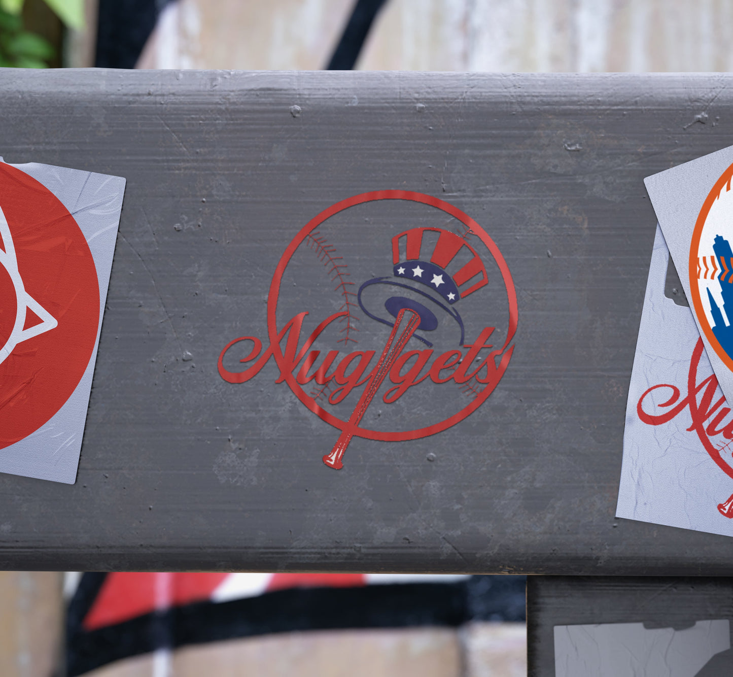 New York Nuggets Kiss-Cut Stickers – Durable Vinyl, Easy Peel