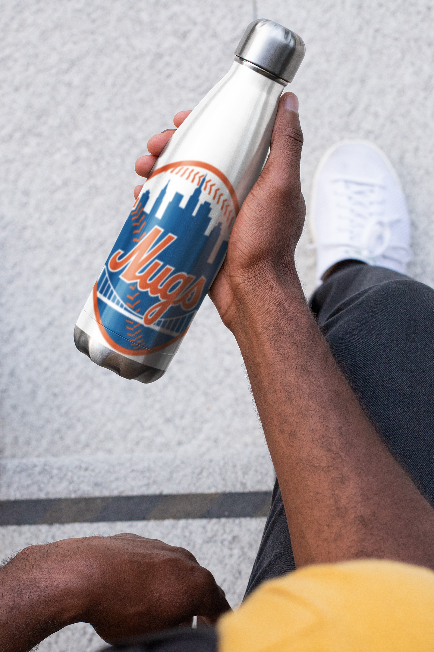 New York Nugs Stainless 17 oz Steel Water Bottle