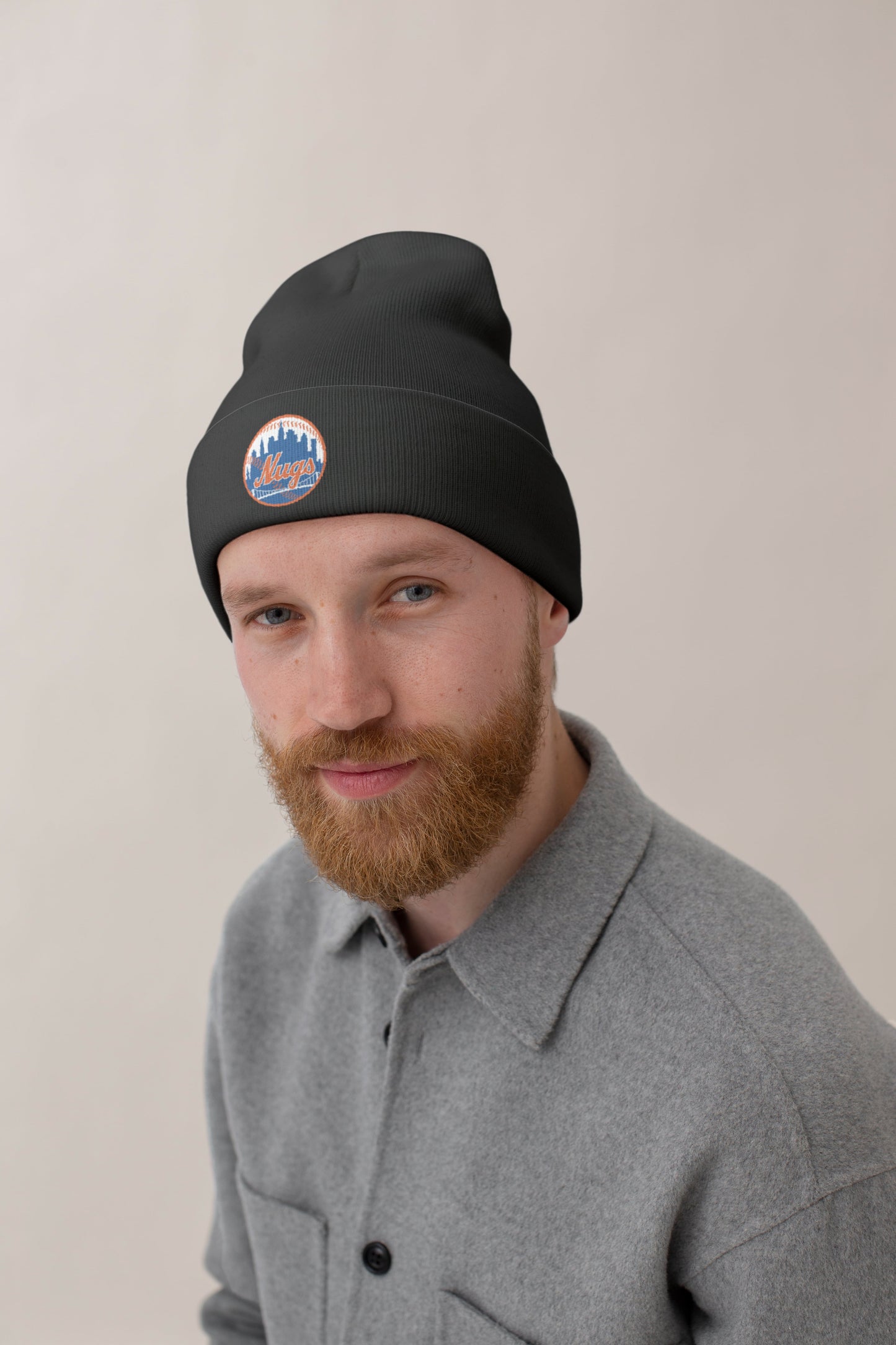 New York Nugs Embroidered Knit Beanie