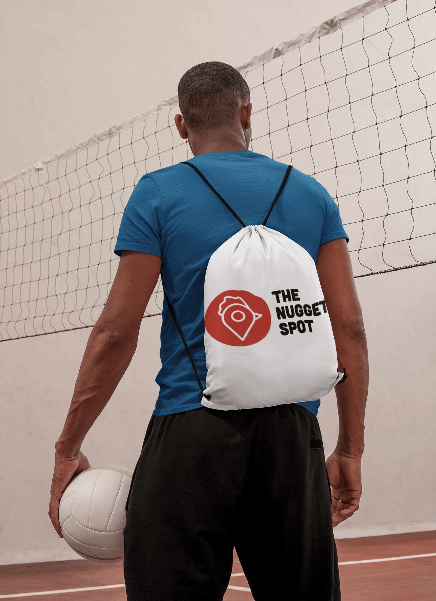 The Nugget Spot Drawstring bag