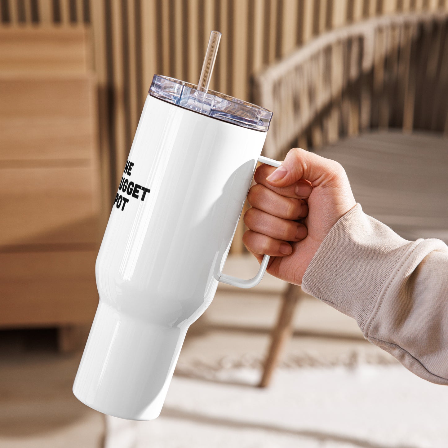 The Nugget Spot Travel Mug with Handle
