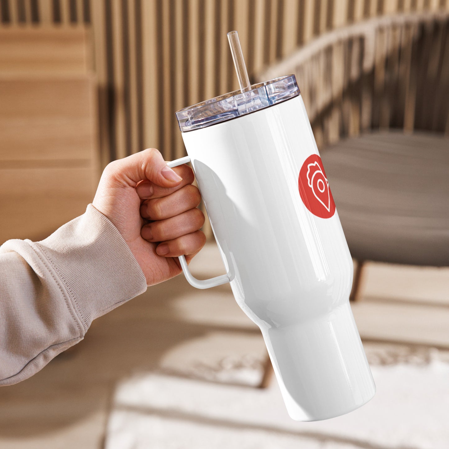 The Nugget Spot Travel Mug with Handle