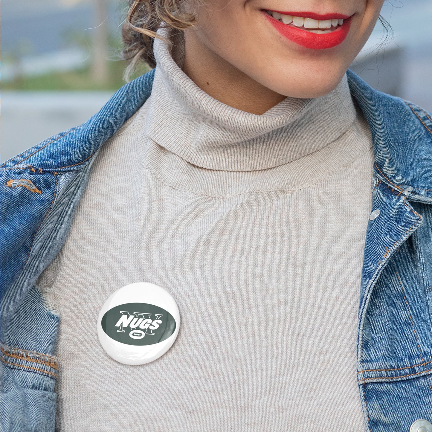 New York N-U-G-S 5-Pack Pin Buttons