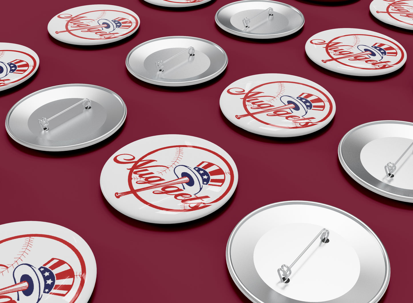 New York Nuggets 5-Pack Pin Buttons