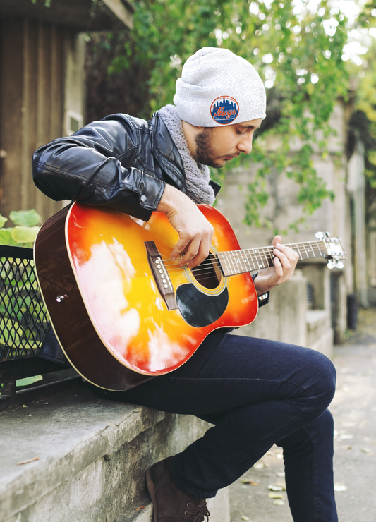 New York Nugs Embroidered  Knit Beanie