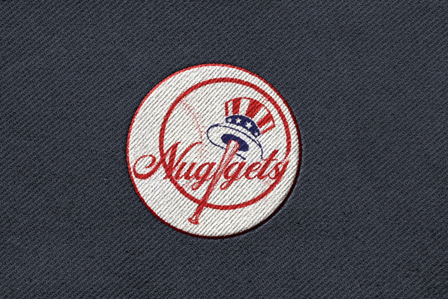 New York Nuggets 3" Iron or Sew-On Embroidered Patch