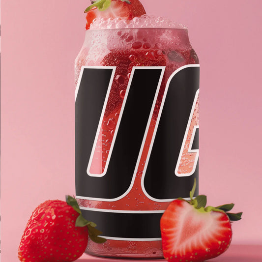 The New York NUGS 16oz Can-Shaped Glass with Optional Lid & Straw