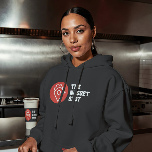 The Nugget Spot Unisex Hoodie White Edition