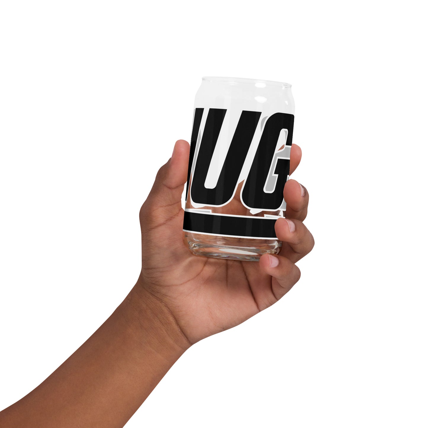 The New York NUGS 16oz Can-Shaped Glass with Optional Lid & Straw
