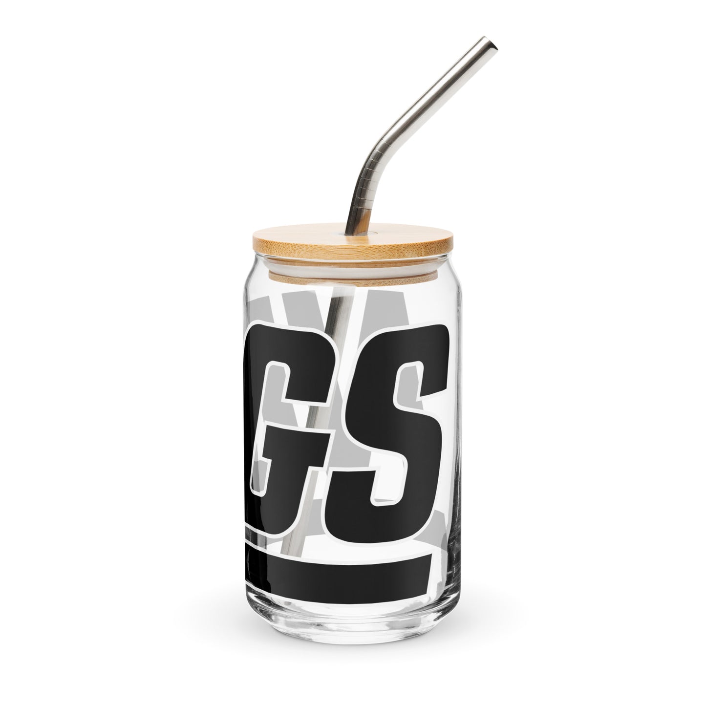 The New York NUGS 16oz Can-Shaped Glass with Optional Lid & Straw
