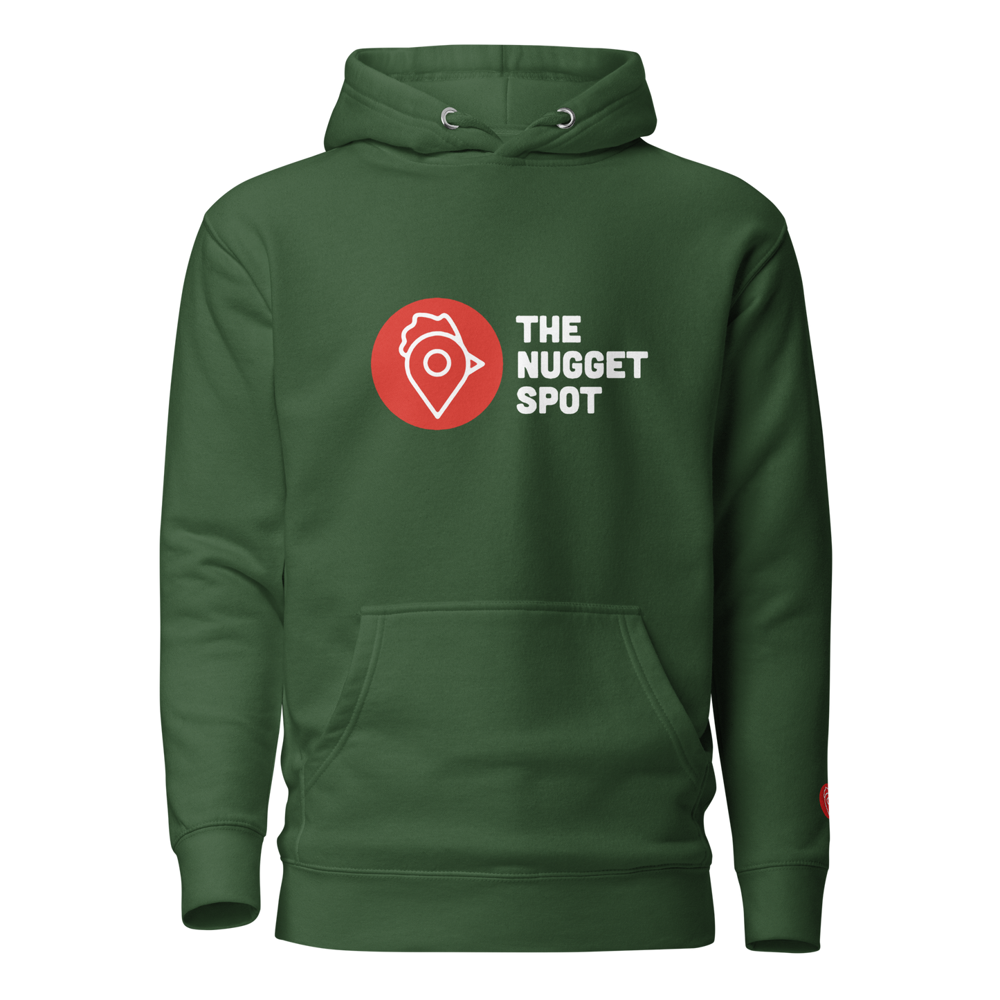 The Nugget Spot Unisex Hoodie White Edition