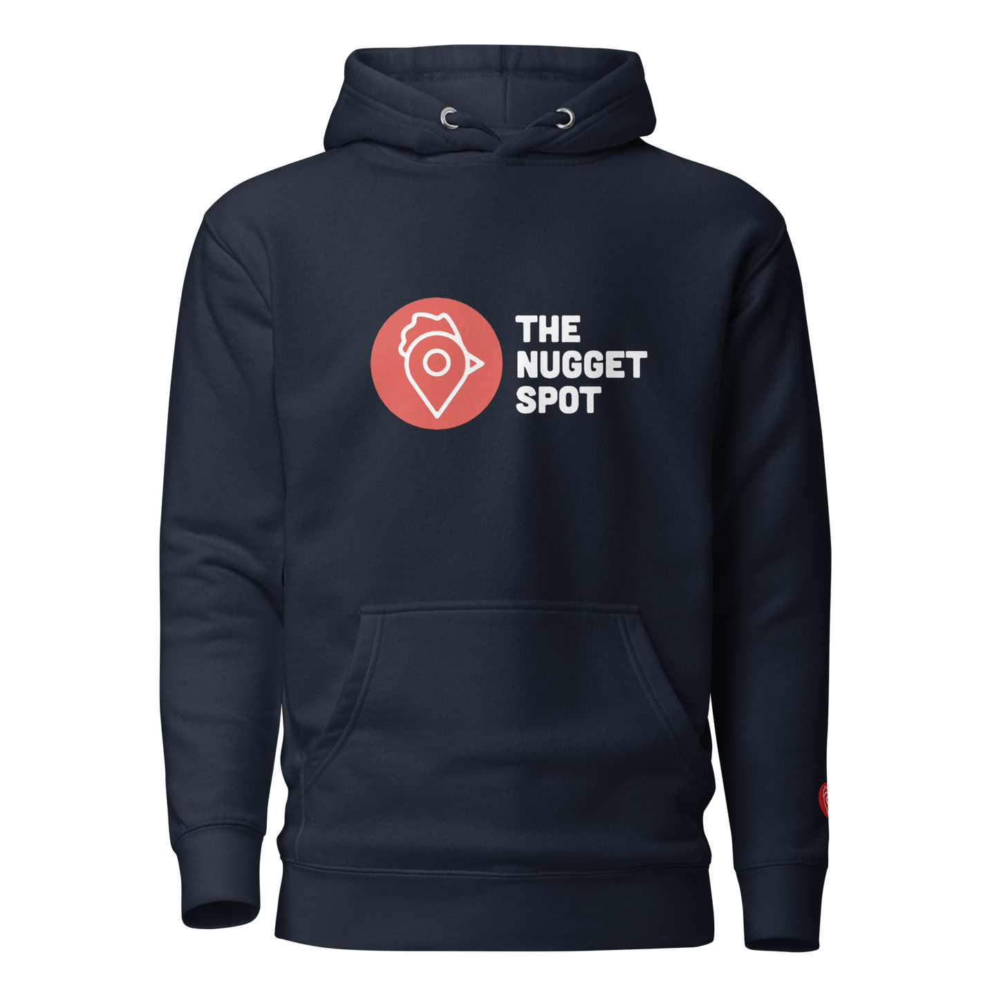 The Nugget Spot Unisex Hoodie White Edition